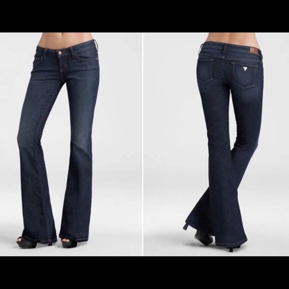 Guess Jeans Foxy Flare Dark Wash Jeans size 26